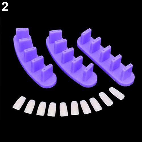 Set 3 khung nhựa Acrylic dùng để trưng bày móng nghệ thuật tiện dụng