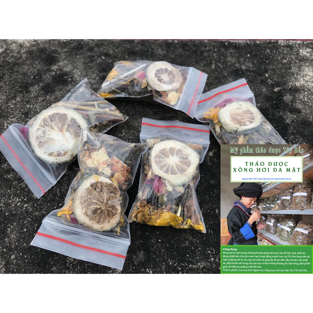 Thảo Dược Xông Mặt Dùng Được 1-2 Lần