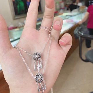 Dây chuyền bạc dream catcher