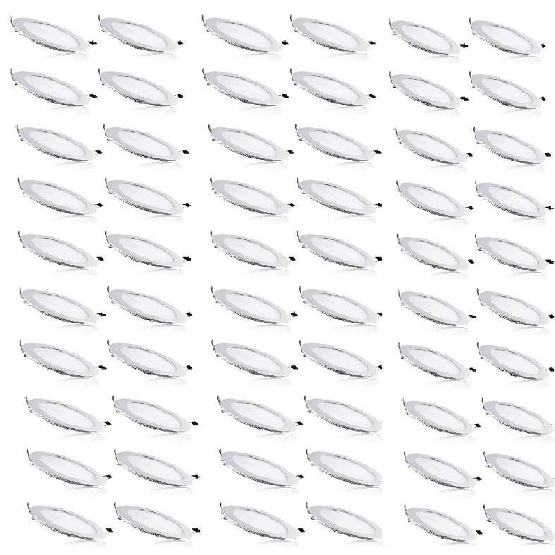 Bộ 60 Bóng Led Downlight Siêu Mỏng 6W (Trắng)
