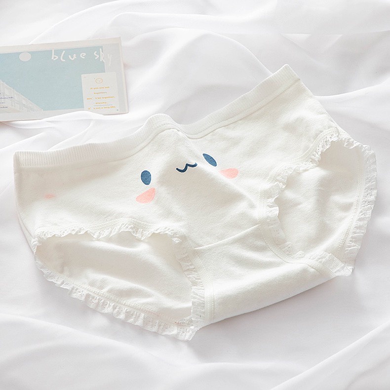 Quần Lót Nữ Cotton Thỏ - Dâu Tây Ngang Eo Thời Trang Dễ Thương 8015