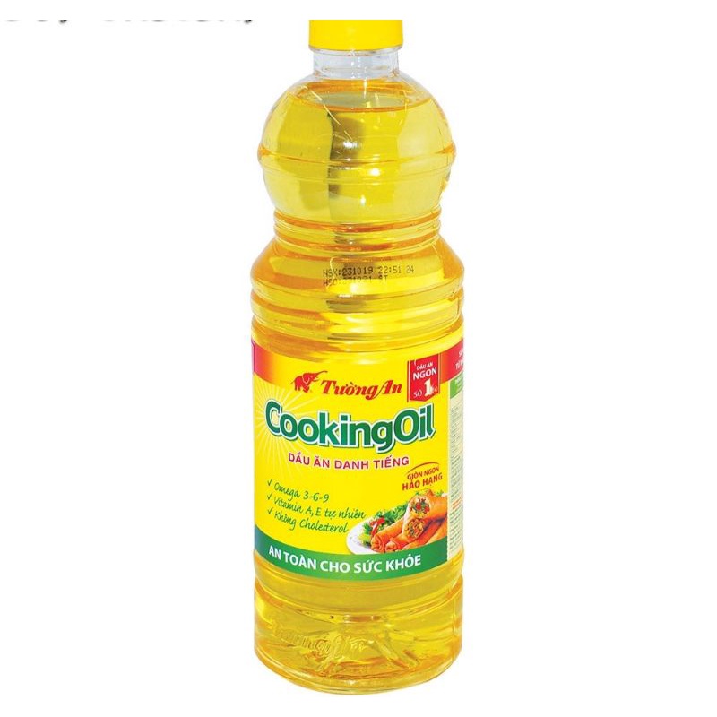dầu ăn cooking oil tường an tốt cho sức khoẻ chai 1 lít