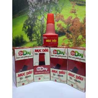mực dấu today - mực đổ dấu 30 ml / lọ