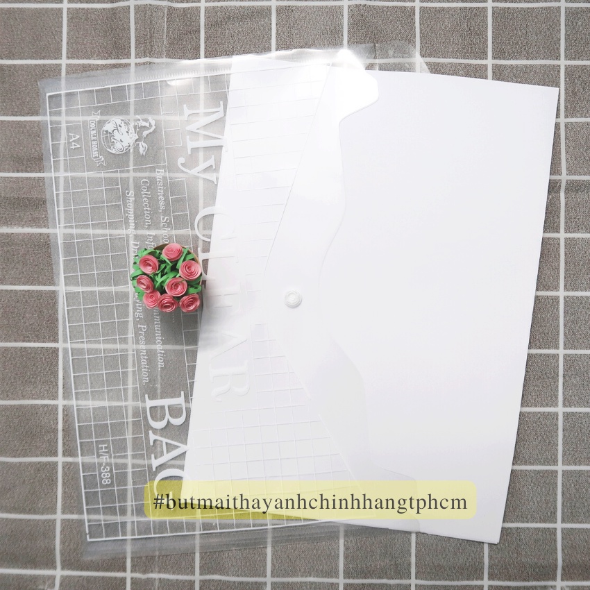 Bìa đựng hồ sơ clear bag khổ A4 trong suốt