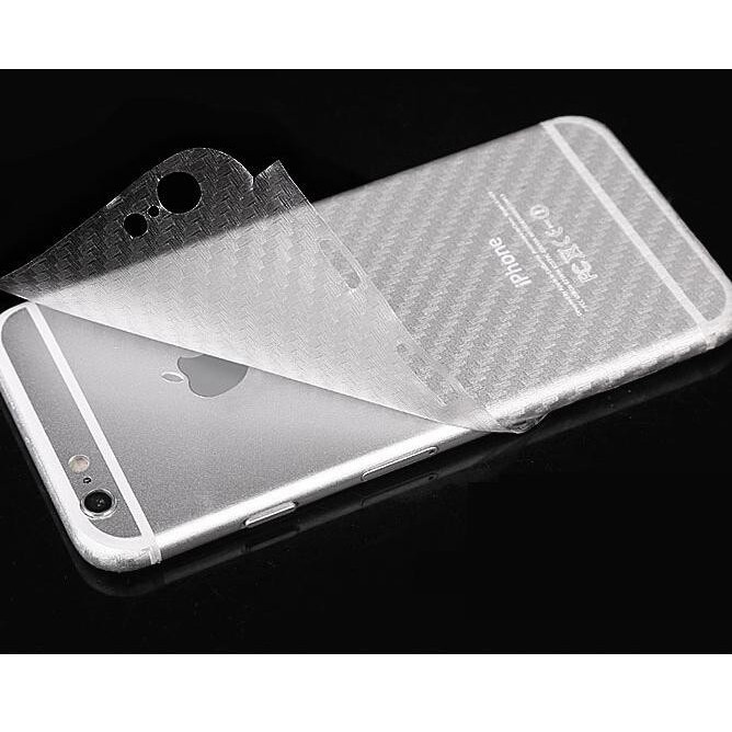 Miếng dán lưng vân carbon iPhone 6/6S