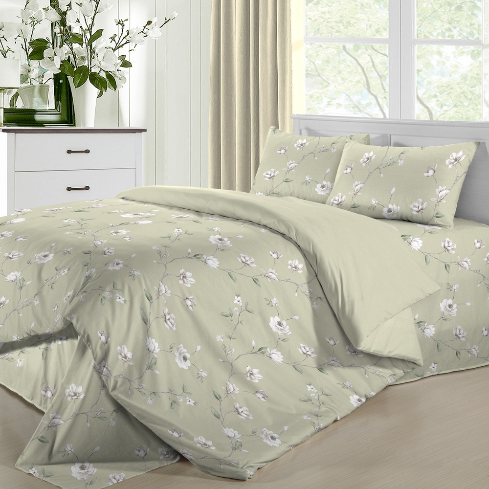 Bộ ga áo gối Micro Satin Livia 1m6x2m +30cm