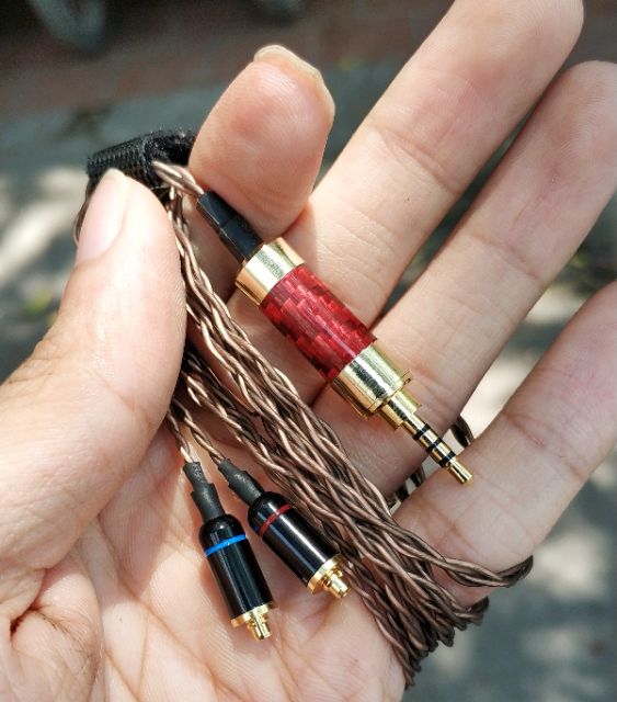 Dây dẫn tai nghe đồng 6N không mic