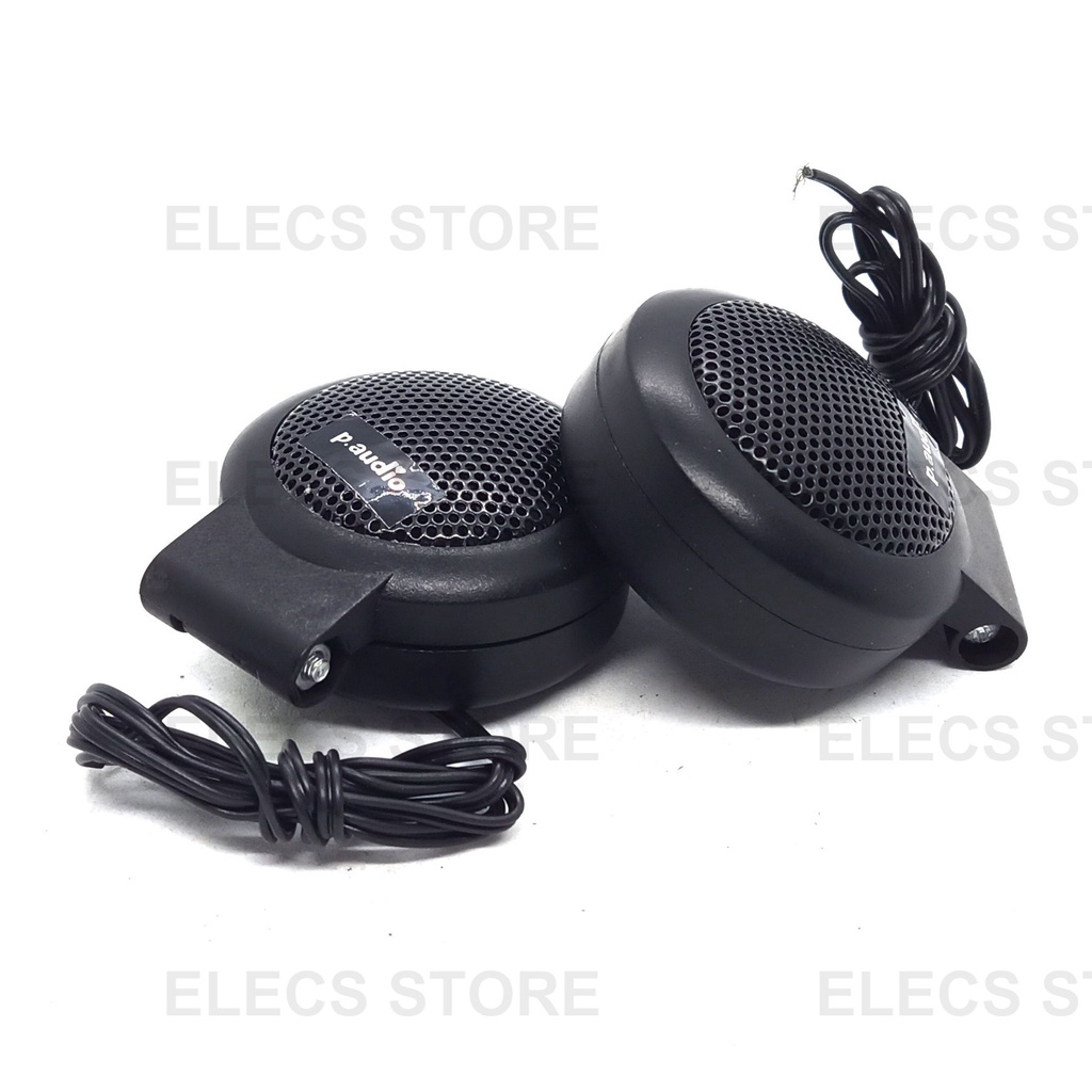 Bộ Loa Treble Tweeter P.Audio TS-TA18 Cho Xe Hơi, Ô Tô - Loa Tép Thạch Anh Kèm Tụ Cản