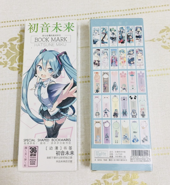 bookmark hatsume miku 36 tấm, đánh dấu trang miku
