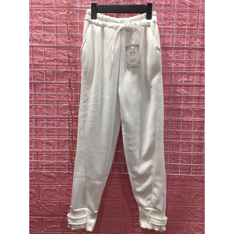 Quần nỉ bông jogger siêu ấm