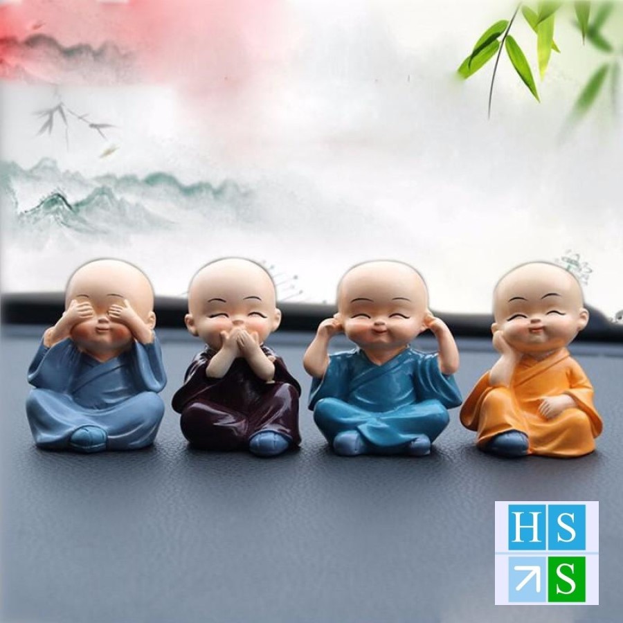 Bộ tượng 4 không 4 chú Tiểu