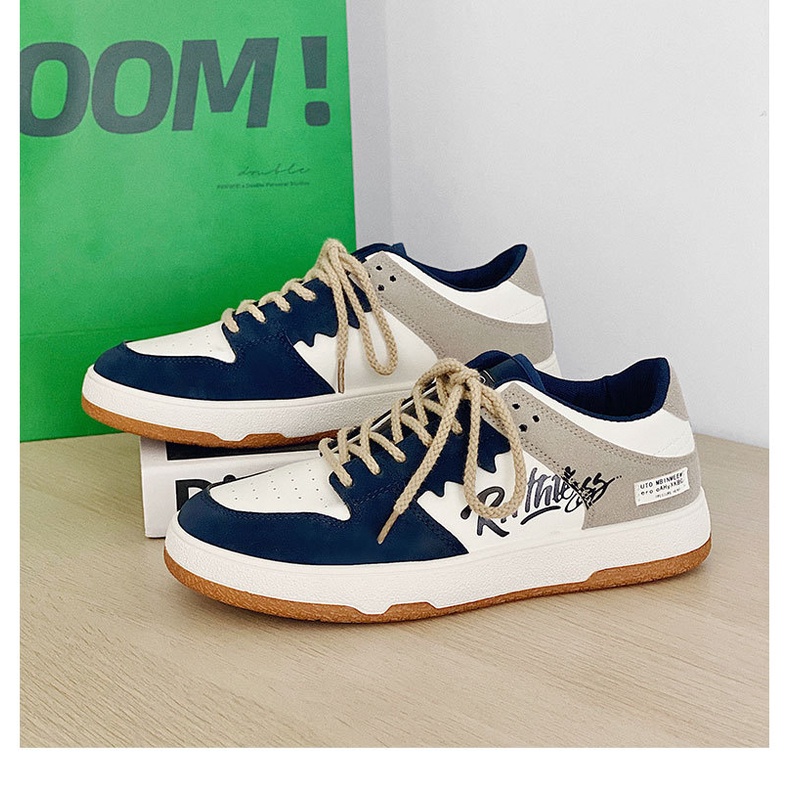 Giày sneaker thể thao nam Ruthless phối da lộn siêu cấp phong cách mạnh mẽ thời trang ulzzang Hàn Quốc TH-61