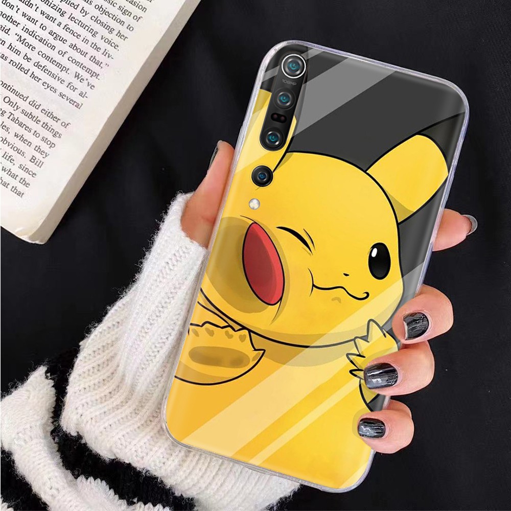 Ốp điện thoại trong suốt hình Pikachu Pokemon cho SAMSUNG GALAXY NOTE 8 9 CORE J7 PRIME J730 DUO A6S PLUS A8S PRO