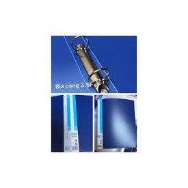 Bìa còng nhẫn nhựa VC xanh đen