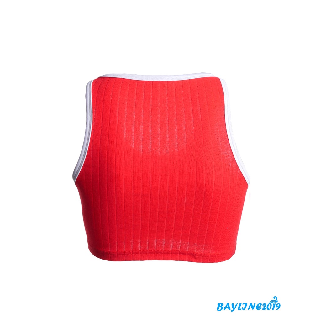 Áo không tay cổ U dáng ôm thời trang cho nữ