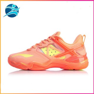 Giày cầu lông nữ chính hãng Linning AYZQ008-1 màu cam