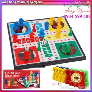 Bộ cờ Cá Ngựa Nam Châm - Chống trơn trượt Cao Cấp - VPP Đặng Ngoan