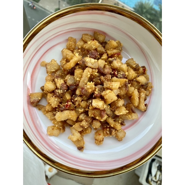 100GR TÓP MỠ KHÔNG GIA VỊ - SNACK ĂN CHUNG VỚI BÁNH TRÁNG CỰC NGON