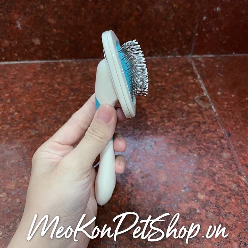 Lược chải lông thép không gỉ massage cho chó mèo