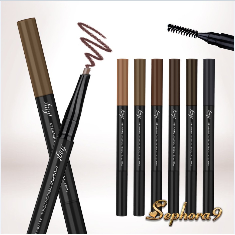 Chì kẻ mày The Face Shop Designing Eyebrow Pencil TFS 2 đầu 01-06 siêu dễ kẻ