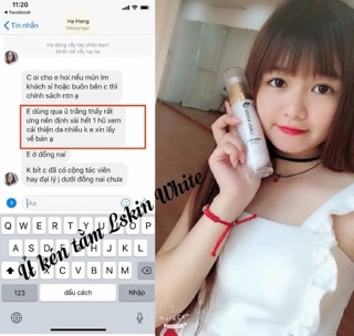 Ủ TRẮNG KÉN TẰM LSKIN WHITE (HÀNG CÔNG TY)