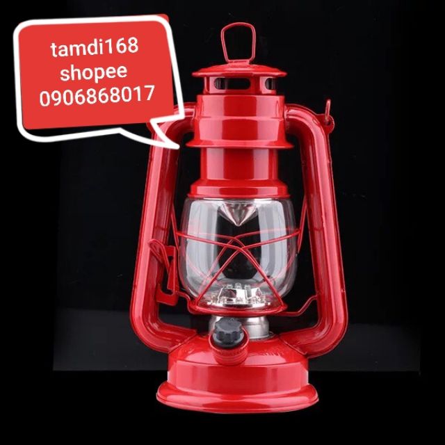 Đèn bão pin bóng led cao 25cm