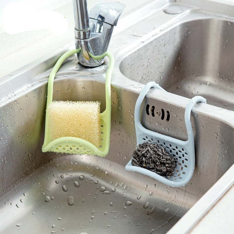 Giá đỡ xà phòng/ mút rửa chén có thể gấp gọn tiện dụng cho nhà bếp