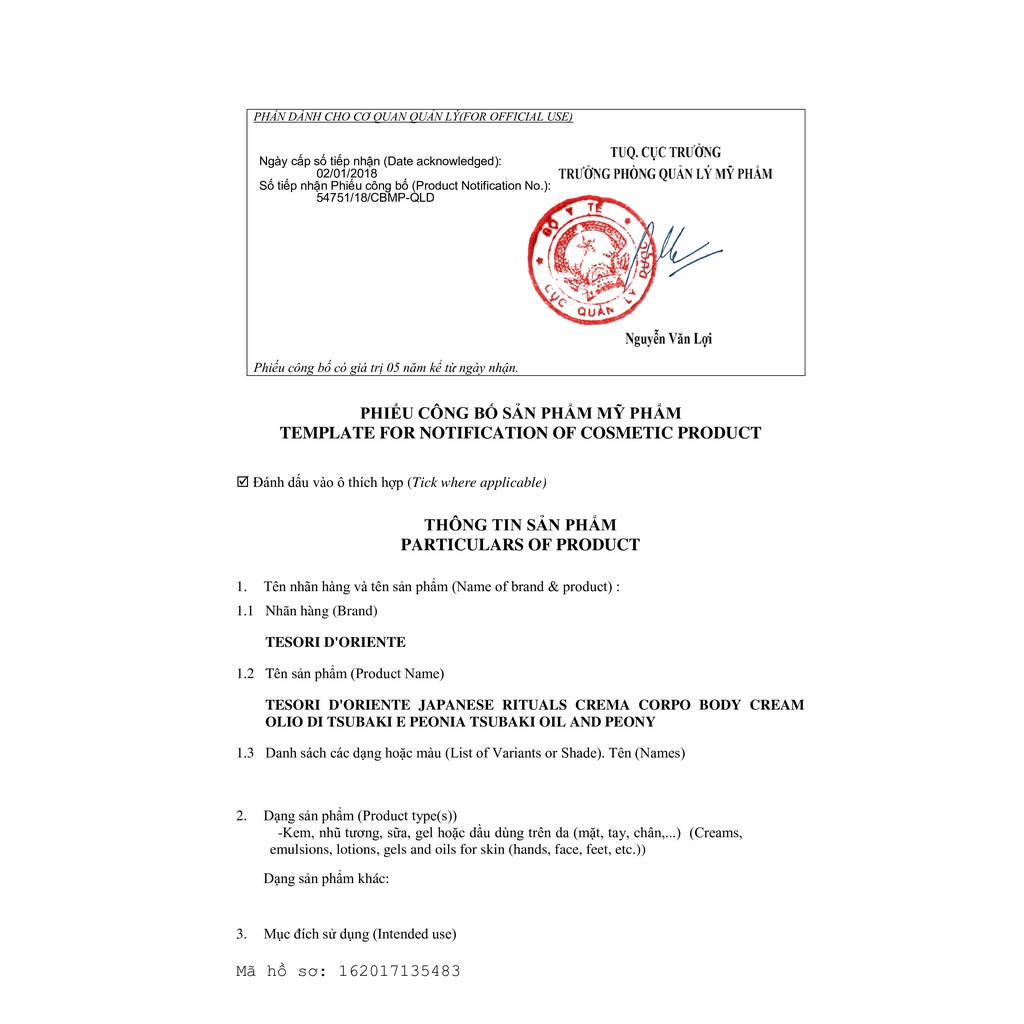 [Nhập MYPHMP3 giảm giá sốc] Kem dưỡng thể trắng da, dưỡng ẩm Tesori d'Oriente Hoa Trà Nhật Bản 300g - Nhập khẩu Italia | BigBuy360 - bigbuy360.vn