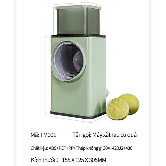 Máy thái rau củ quả - Máy thái rau củ quả đa năng bằng tay - Máy Cắt Rau Bằng Tay Máy Thái Dụng Cụ Bào Khoai Tây