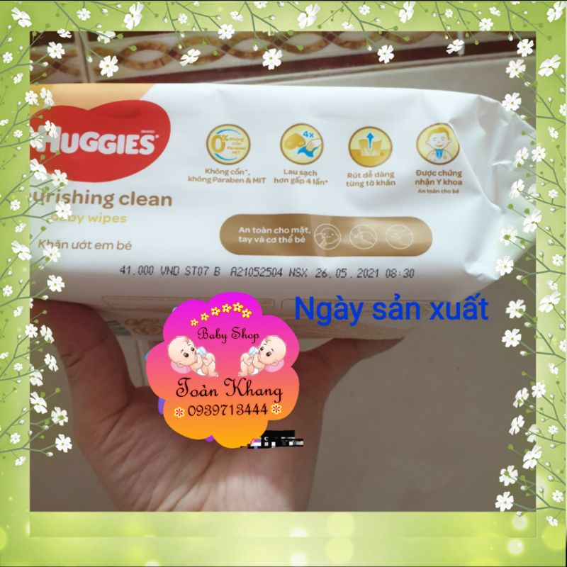 RẺ QUÁ RẺKHĂN ƯỚT HUGGIES LOẠI 64 TỜ/ 72 TỜ