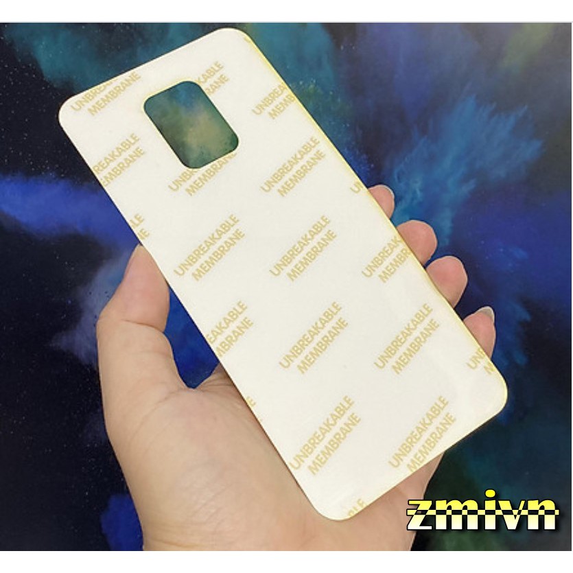 Miếng Dán PPF Redmi Note 9s - note 9 4g 5g - note 9 pro - Chịu Lực - Chống Trầy Xước Tuyệt Đối