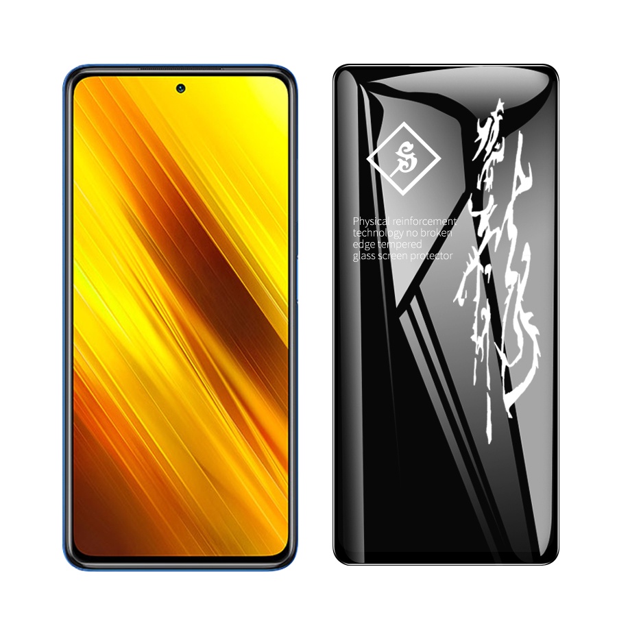 Kính Cường Lực Full Màn Cho Xiaomi Mi Pocophone F1 Poco X3 NFC X3 Pro F3 M3 M4 Pro 5G F2 X3GT