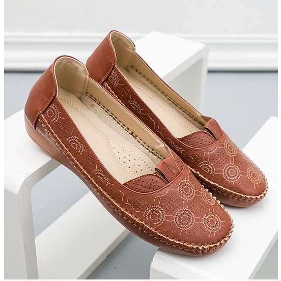 giày lười nữ giày mọi mang êm chân nhiều màu | BigBuy360 - bigbuy360.vn