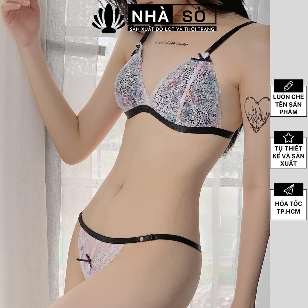 Quần lót lọt khe sexy🔥QL81 thun in họa tiết hoa 9 màu gợi cảm Nhà Sò