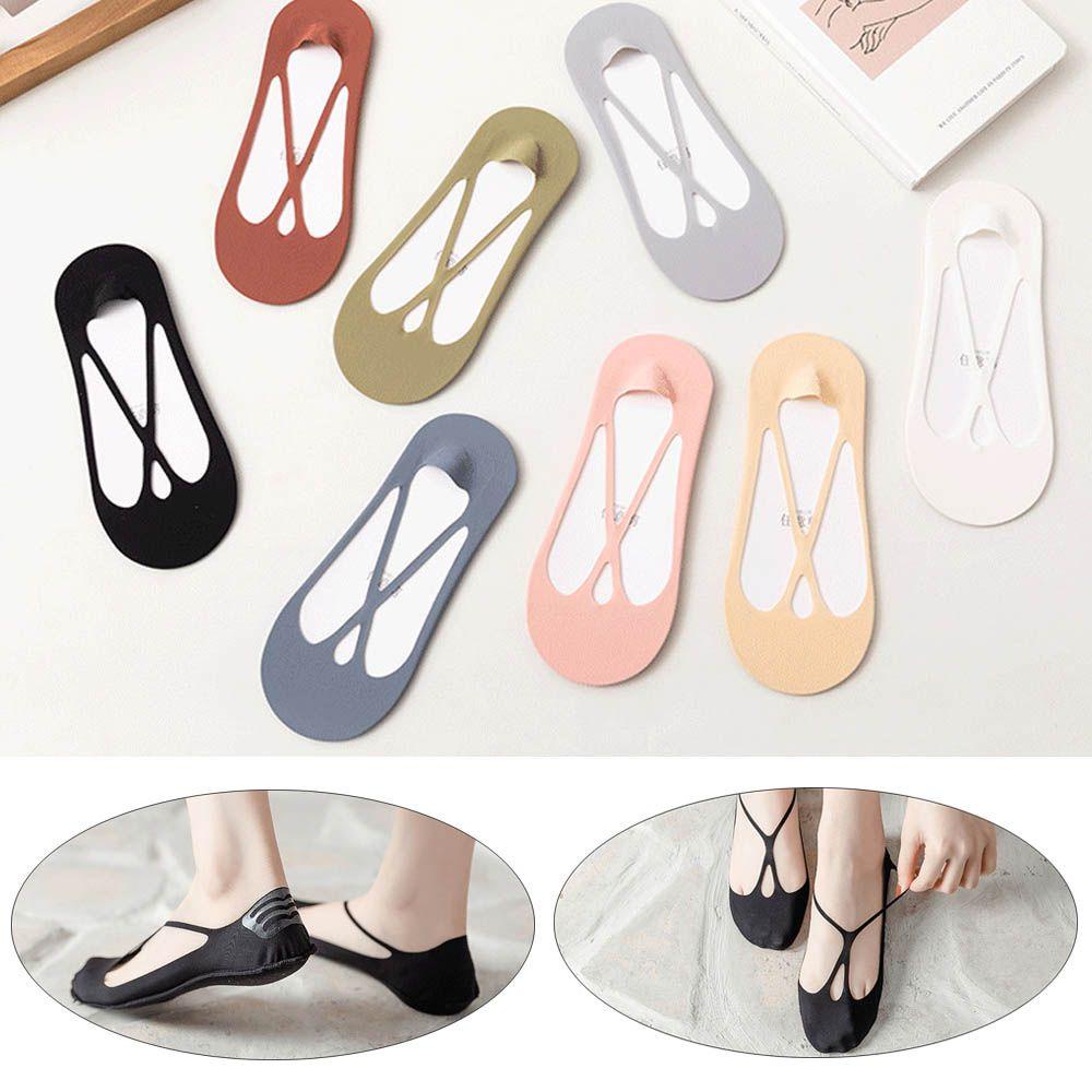 Tất Thuyền Chất Liệu Cotton Mỏng Thoáng Khí Chống Trượt Thời Trang