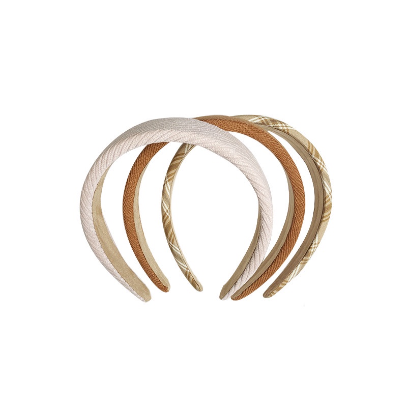 Băng đô vải quấn tóc họa tiết hoa đáng yêu 3.2cm
