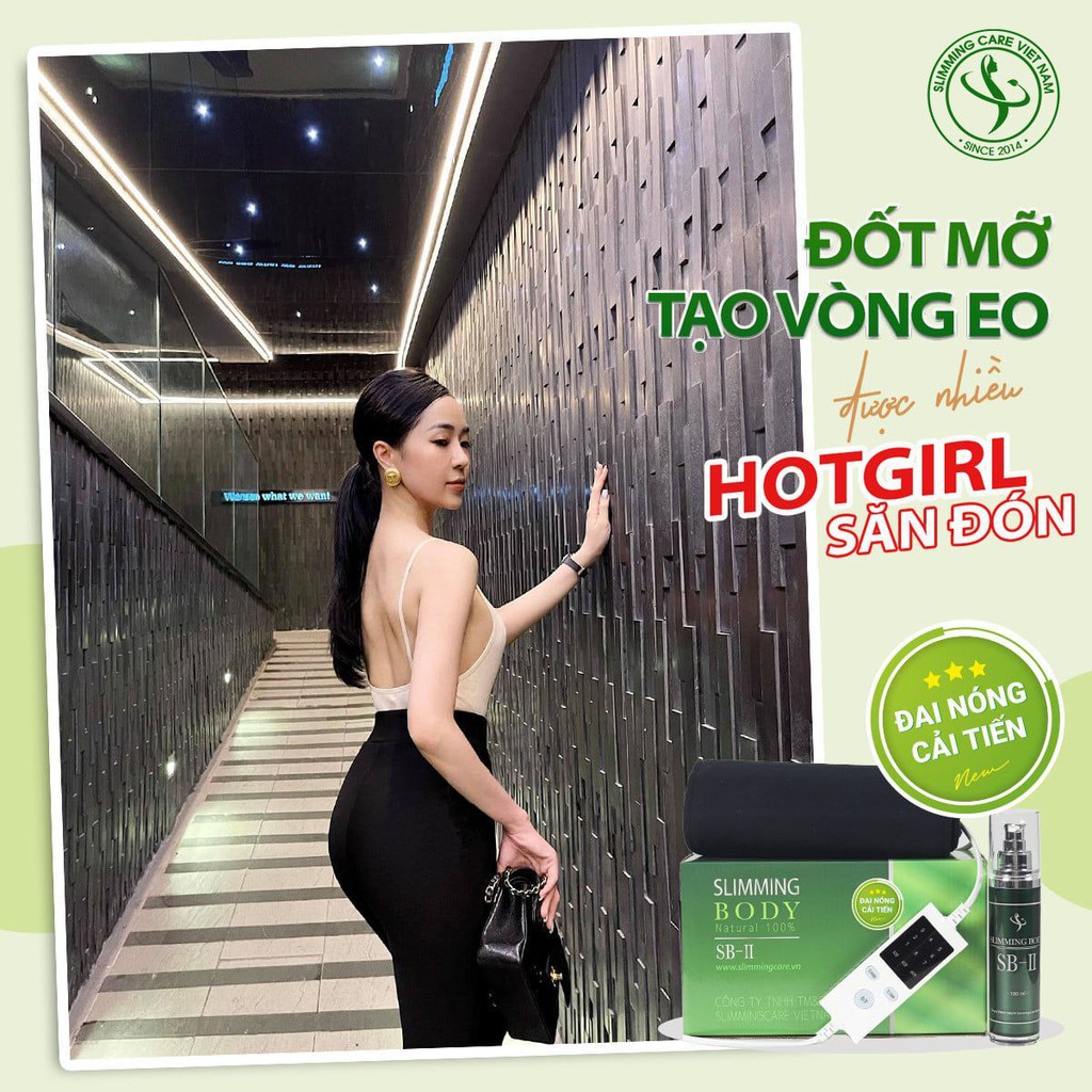 [CHÍNH HÃNG] Bộ Ủ Nóng Slimming Body SB-2, Ủ Nóng Tan Mỡ, Siết Eo Thon Gọn, Đánh Bay Mỡ Thừa