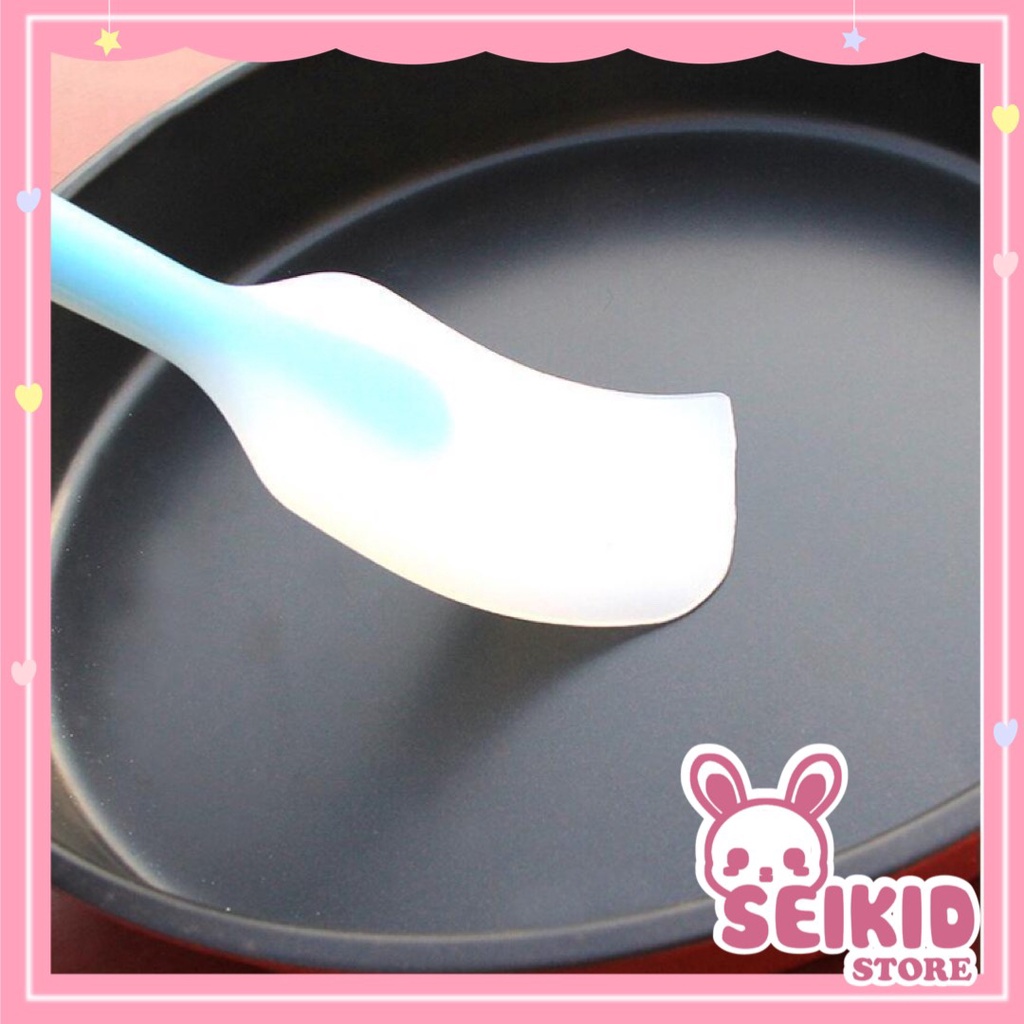 Phới làm bánh ,Cây vét kem vét bột silicon cao cấp size lớn 27cm Seikid