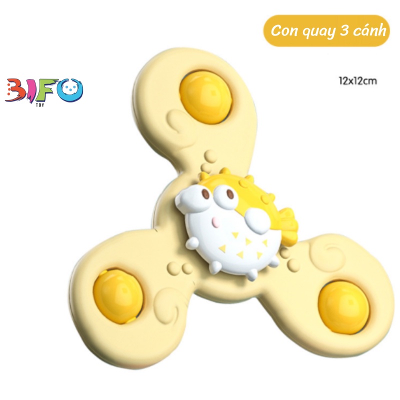 Con quay đồ chơi Spinner kiểu dáng hoạt hình vui nhộn cho bé yêu