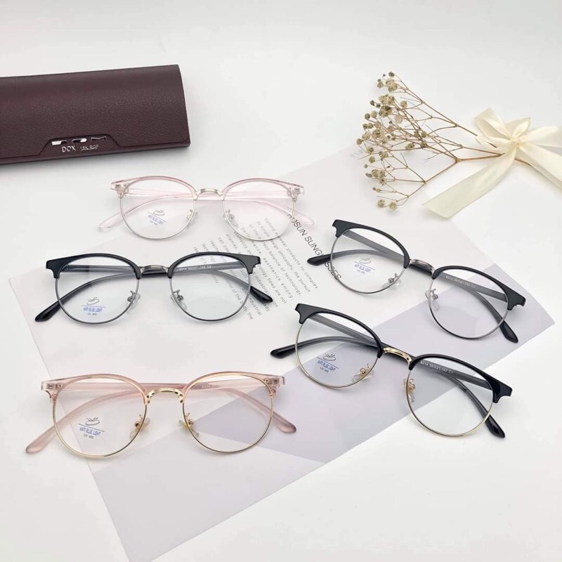 Gọng kính cận teen tròng UV380