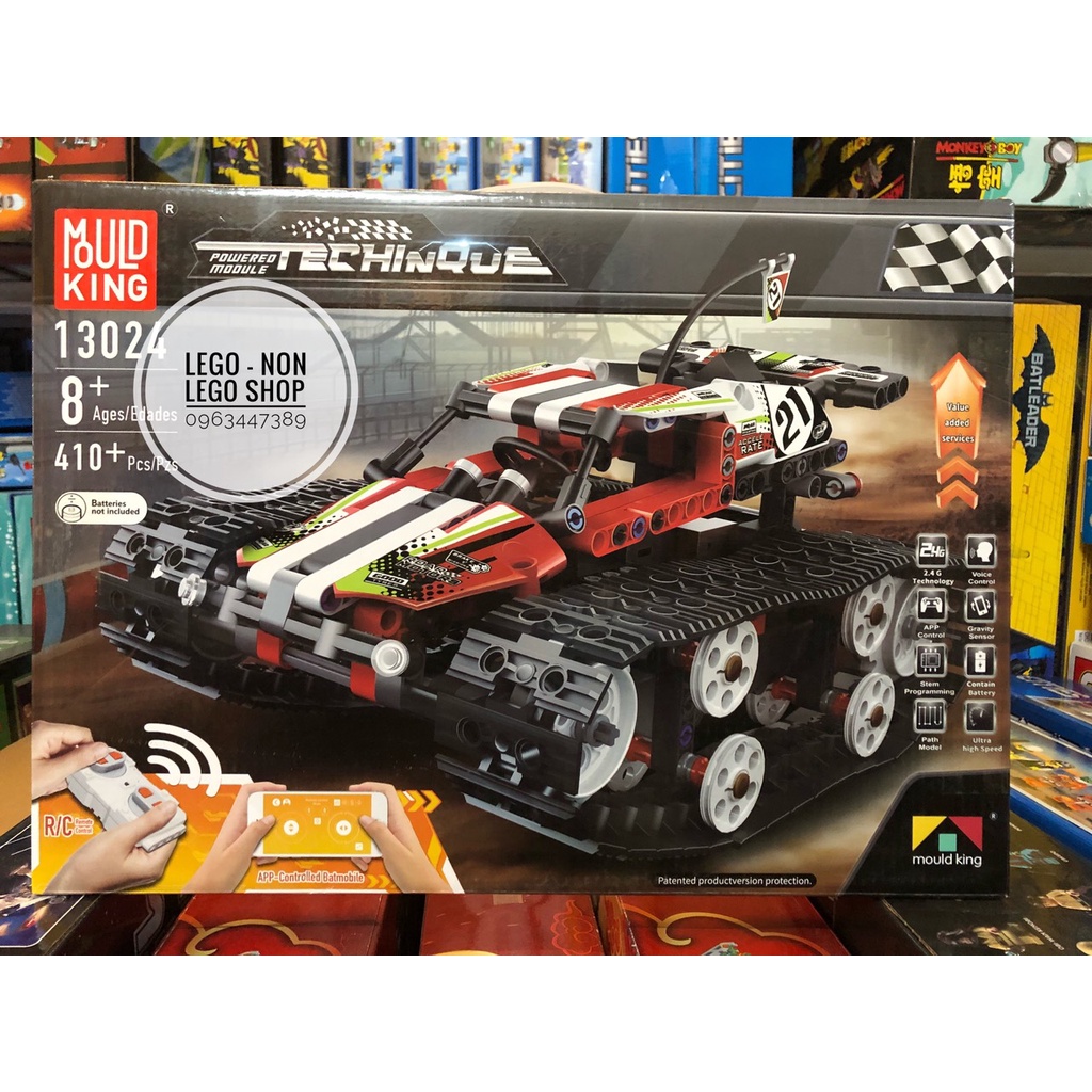 Lego - Mould king 13024 ( Xếp Hình Technic điều khiển bằng di động 410 mảnh )