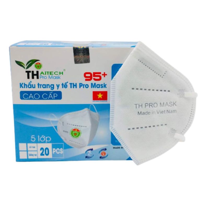 Hộp 20 cái khẩu trang N95 TH không van