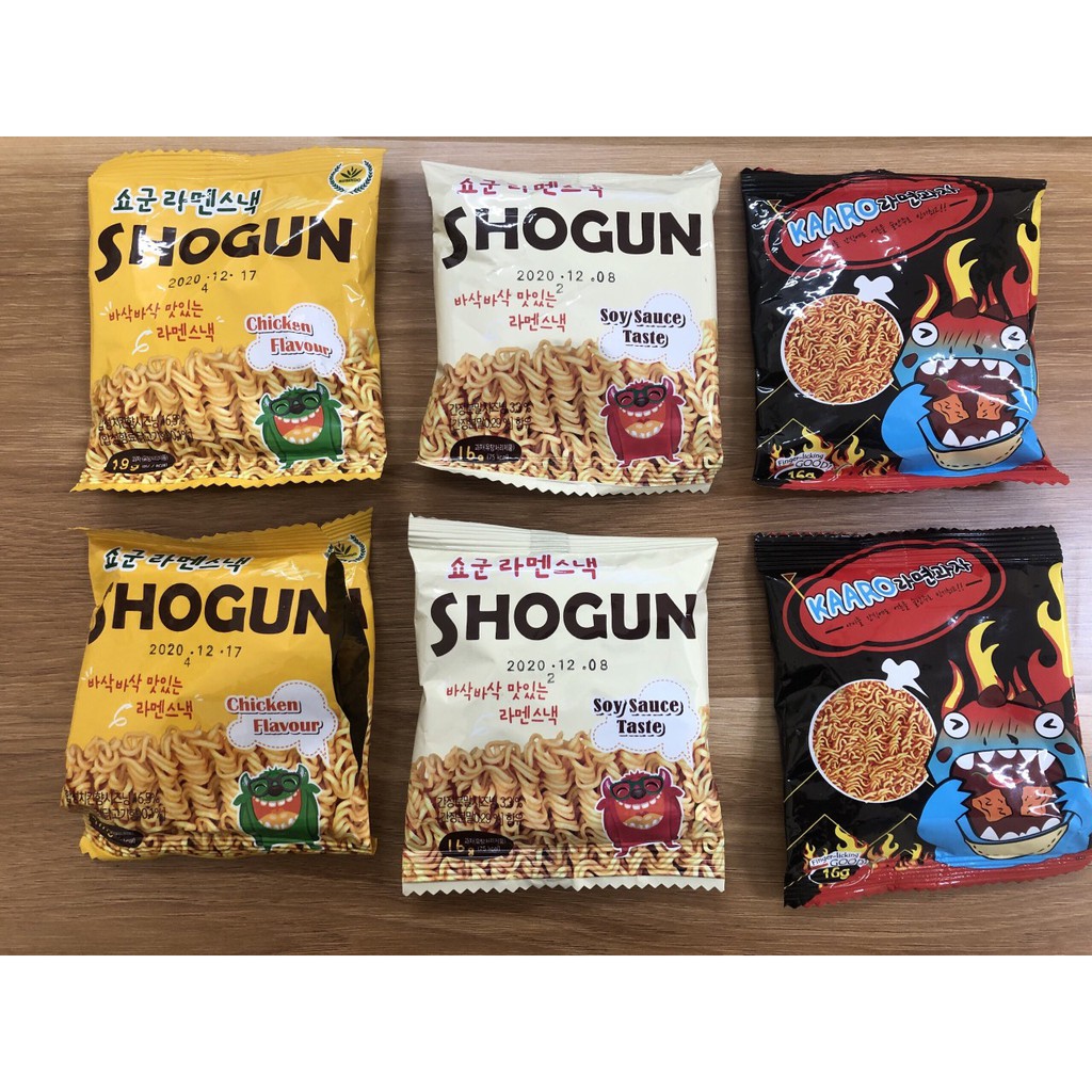 Snack Mỳ Shogun Ăn Liền Vị Truyền Thố ng Hộp 540g (30 Gói x 18g/gói)
