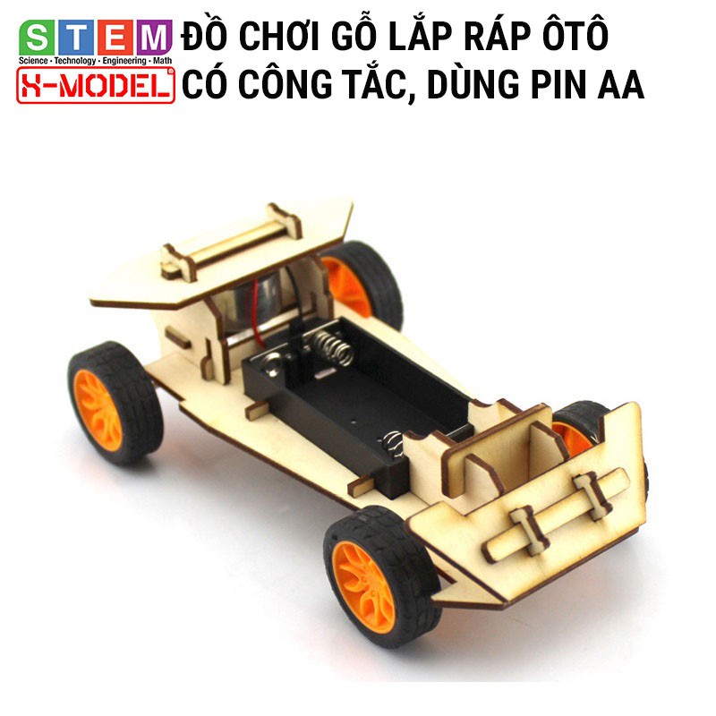 Đồ chơi thông minh, sáng tạo STEM Xe ô tô gỗ đồ chơi X-MODEL ST27 Đồ chơi trẻ em DIY [Do it You] |Giáo dục STEM, STEAM