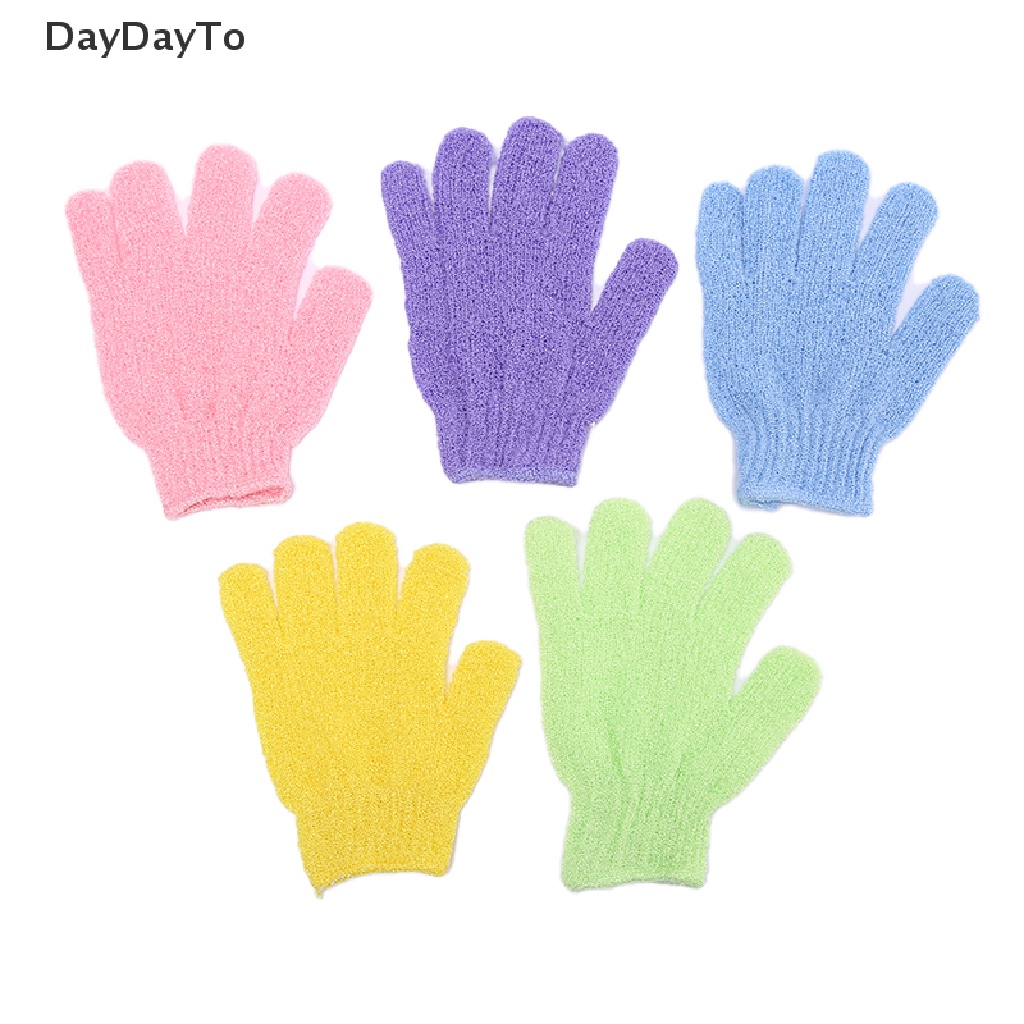 Set 5 Găng tay đi tắm Tẩy Tế Bào Chết Mát Xa Cơ Thể Daydoyto