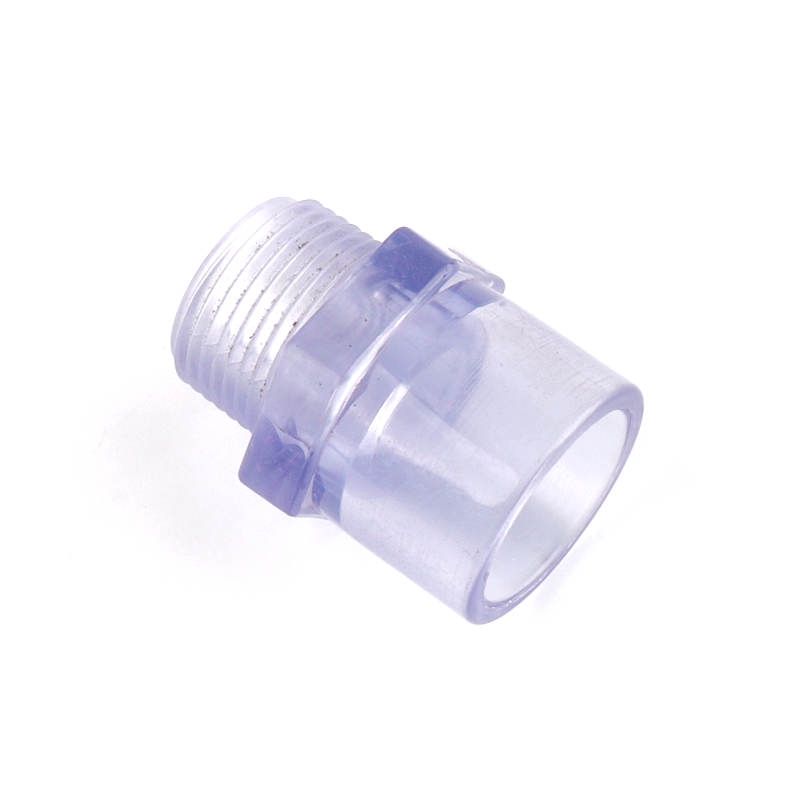 1 Đầu Nối Ống Nước Bằng Nhựa PVC Trong Suốt 1 / 2 "- 2"
