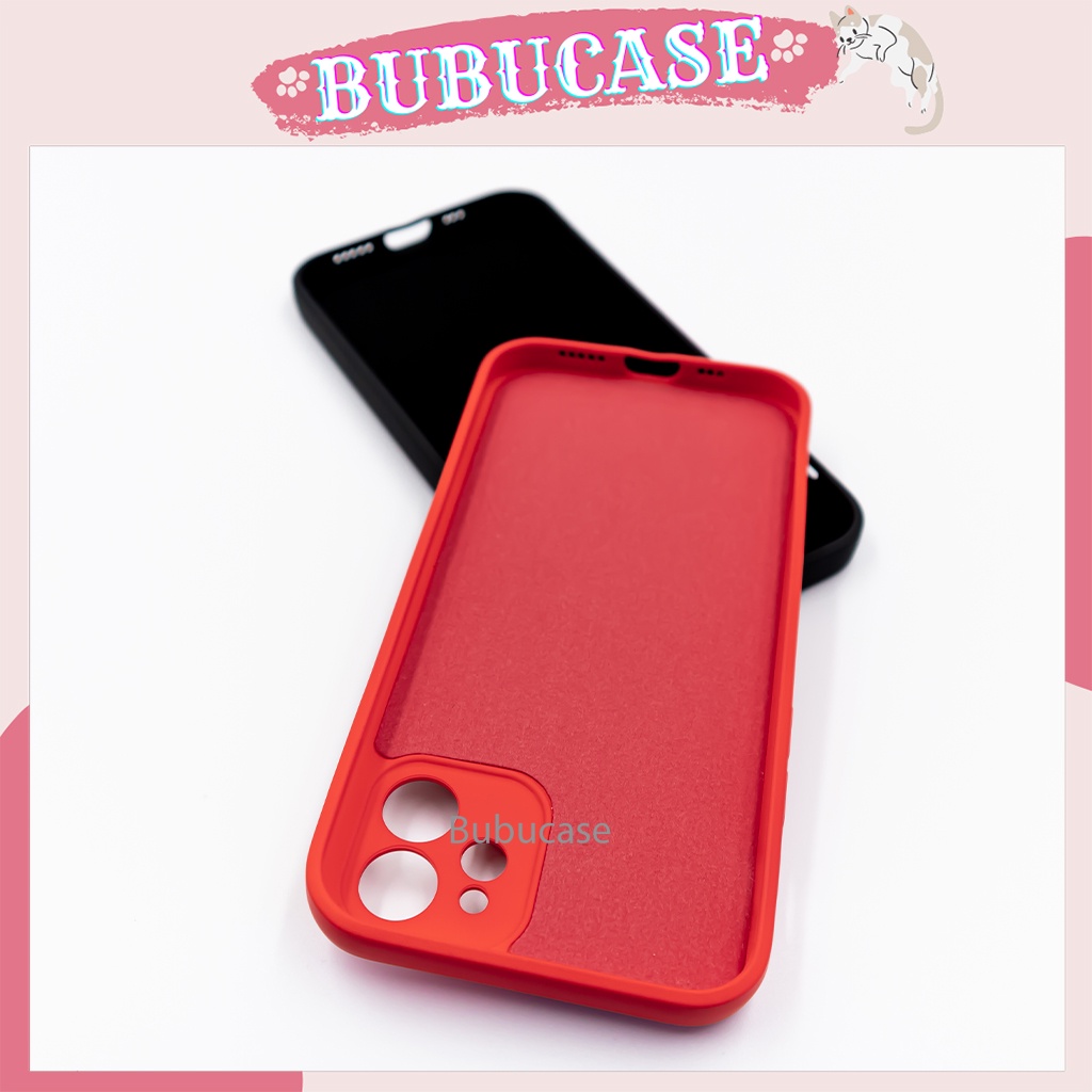 Ốp Iphone 12 Chống bẩn - Loại xịn - Logo táo - Lót nhung - Bảo vệ camera