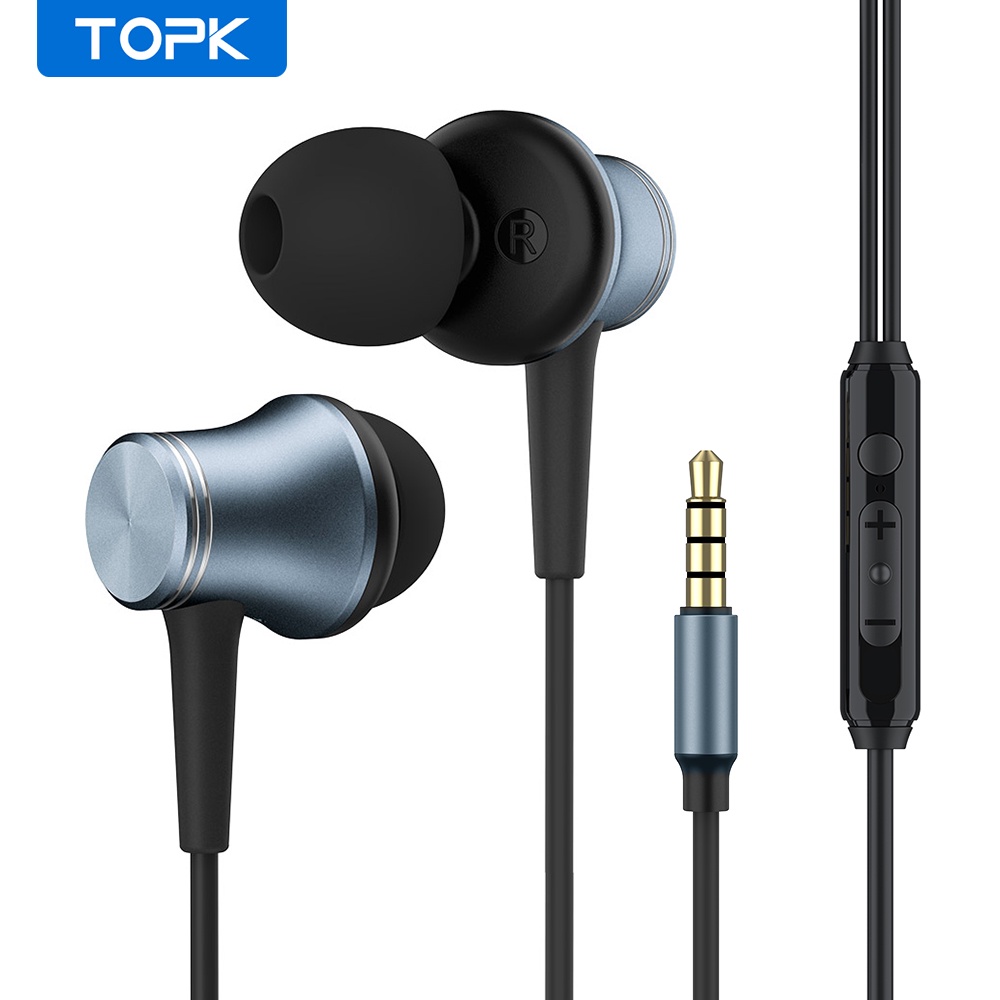 Tai Nghe Nhét Tai TOPK F38 Có Dây Thiết Kế Tiện Dụng