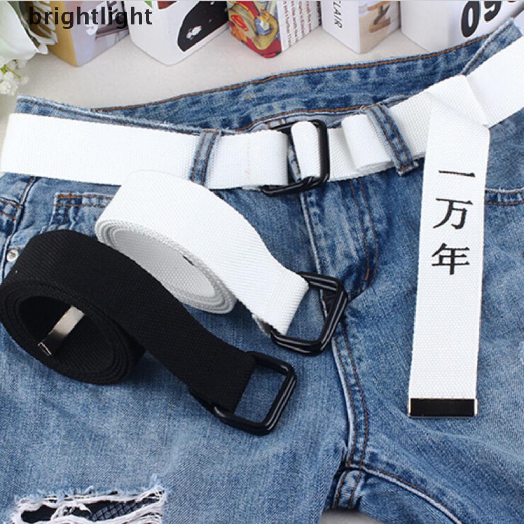 Thắt lưng canvas có khóa thời trang cho cặp đôi