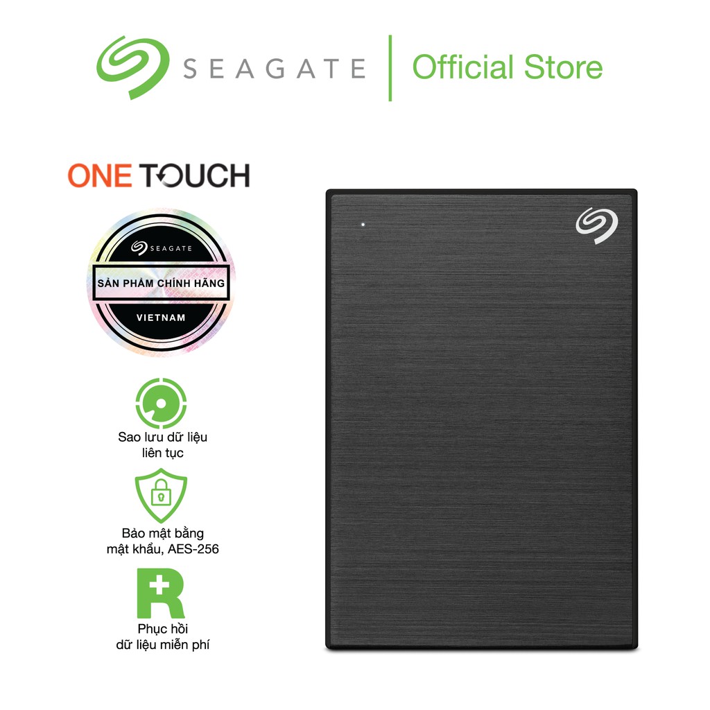 Ổ cứng Seagate One Touch HDD 5TB 2.5&quot; USB 3.0 + Giải cứu Dữ liệu miễn phí